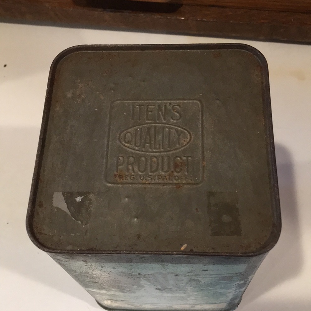 Vintage Tea Canister tin with charming Dutch scenes - Picture 6 of 10